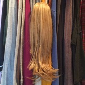 Mane Attraction blonde clip on hair extension
